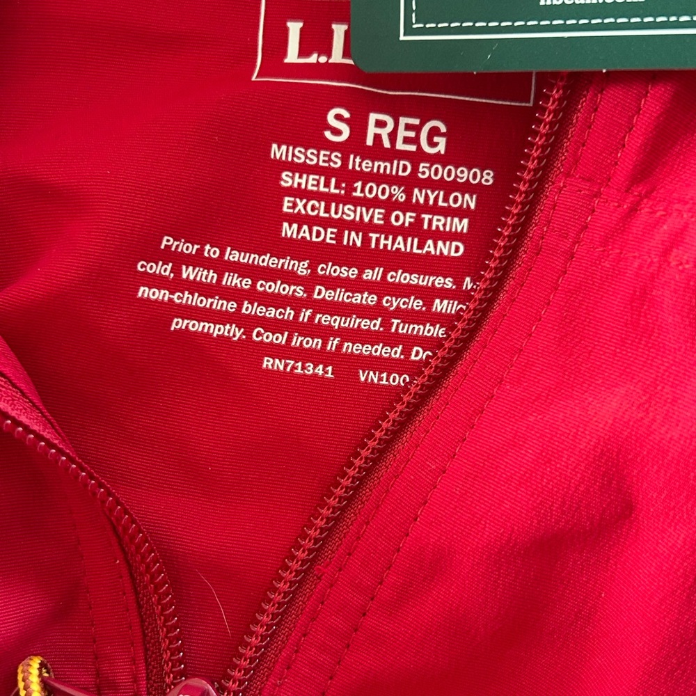 LL Bean Mountain Classic Anorak Jacket Men’s Small Colorblock Windbreaker New - Picture 6 of 8